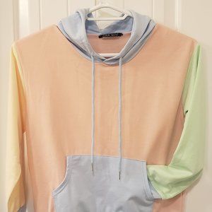 Shein multicolored pull over sweater